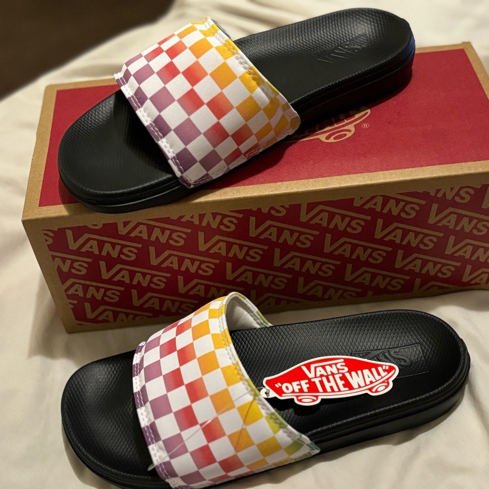 New women Vans rainbow colors